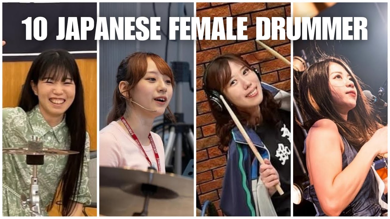 10 Japanese Female Drummers (My Favorite)