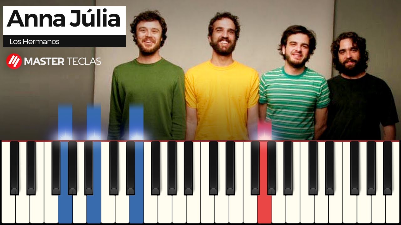 Anna Júlia - Los Hermanos | Piano Tutorial