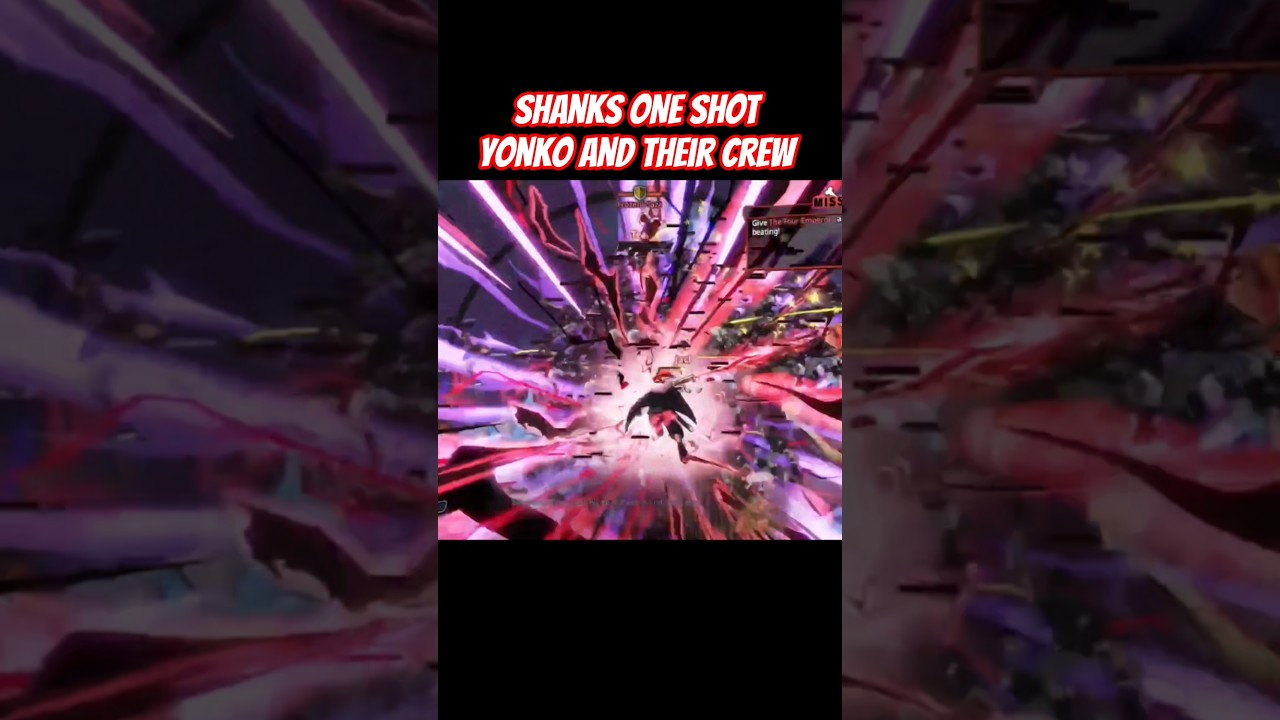 Shanks ONE SHOT Yonkos And Their Crew #onepiece #onepiecepiratewarriors4 #oppw4 #shanks #kamusari