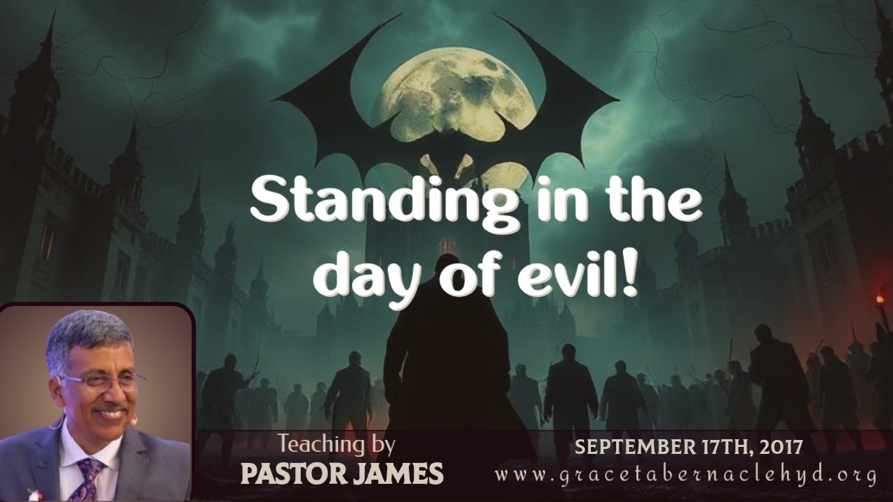 Standing in the day of evil!