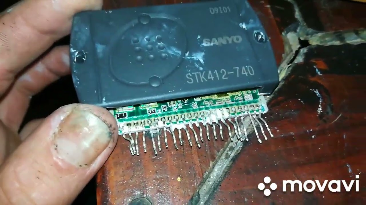 Reparando salidas de audio del Sony FST-ZUX 999