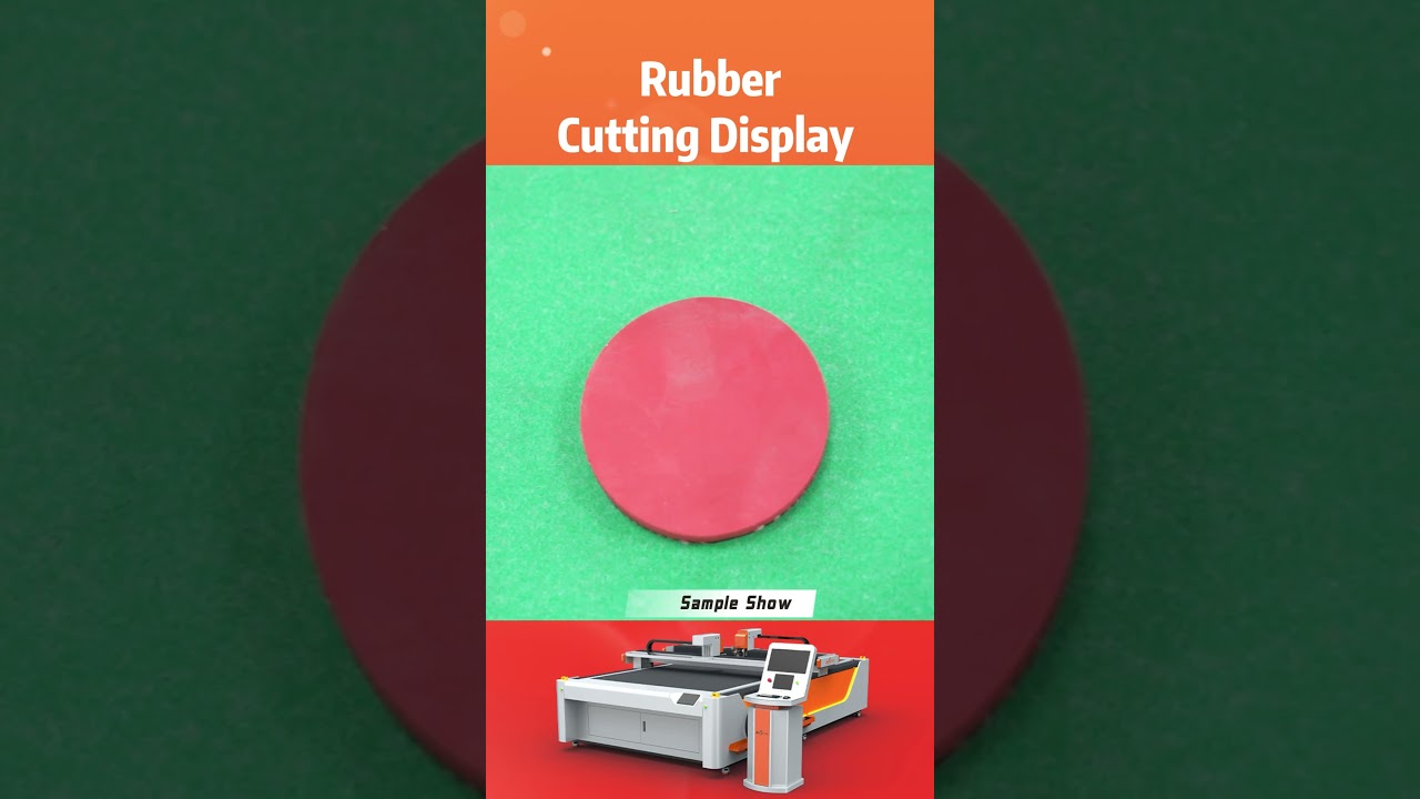 #shorts Rubber Gasket--- Digital Oscillating Knife Cutting Machine