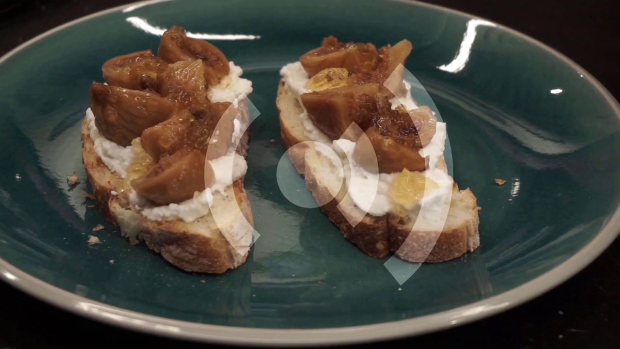 bruschetta with figs
