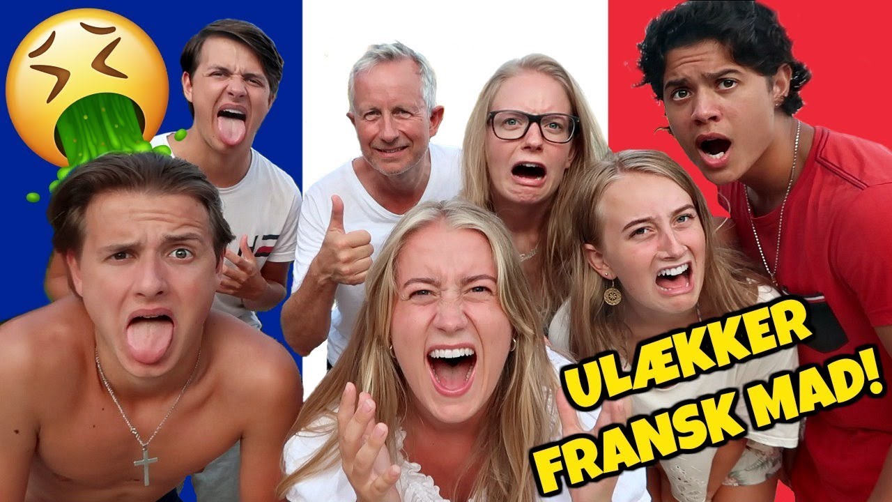 K&aelig;rester og familie tester fransk mad (MEGET UL&AElig;KKERT!) ft. Kender du det