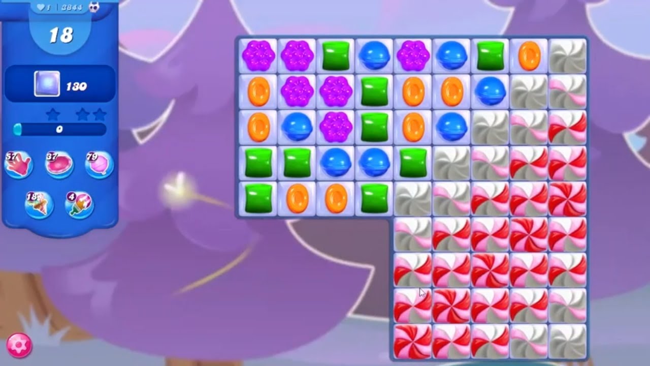Candy Crush Saga LEVEL 3844 NO BOOSTERS (new version)🔄✅