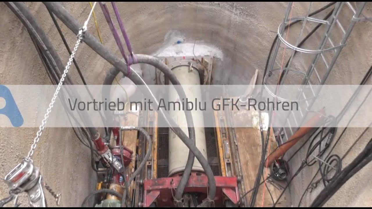 Vortrieb mit Amiblu GFK Rohren