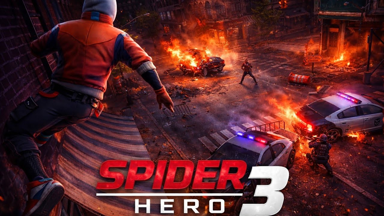 Spider Hero 3 game gameplay part 1 #viral #trending #viralvideo #spiderman #gaming #gameplay 🔥 