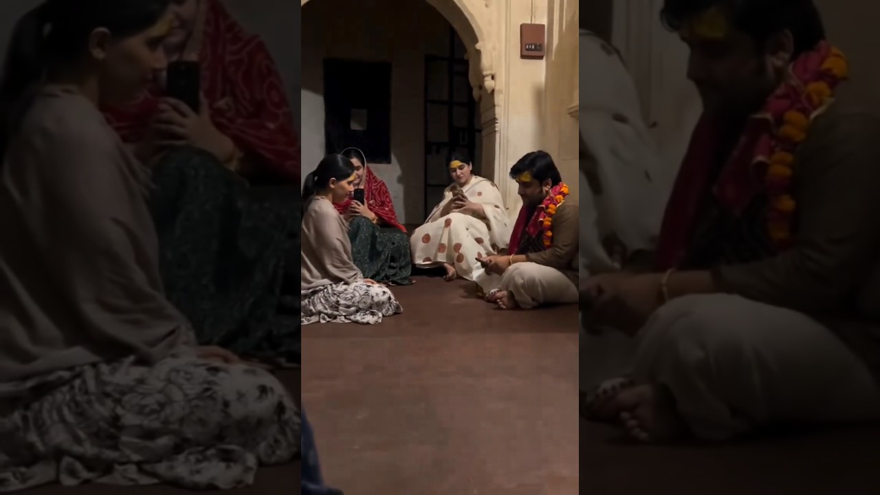 Jaya Kishori ji & Indresh ji 😍🙏🏻 #indreshji #jayakishori #radha #radharani #bhajan #katha #bhajans