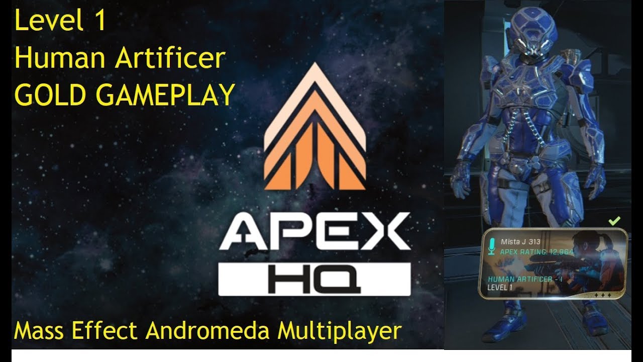 Level 1 Human Artificer GOLD Gameplay | MEA Multiplayer