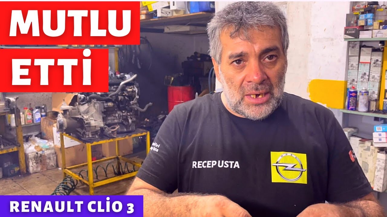 SABAHA KADAR SİZİ İZLEYİP ARABAMI TAMİRE GETİRDİM DEDİ !! Renault CLİO 3 YARI OTOMATİK SORUNU