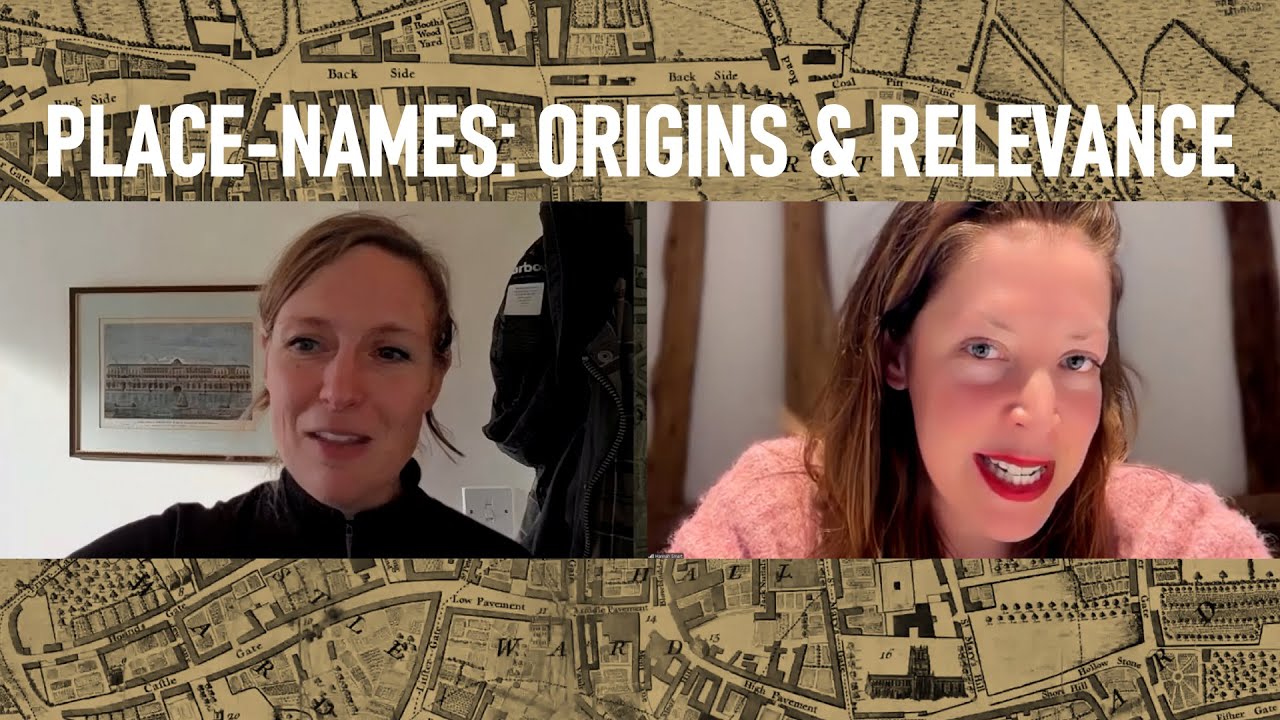Urban Design and Place-Names, past and future. From name origins to current legal naming processes.
