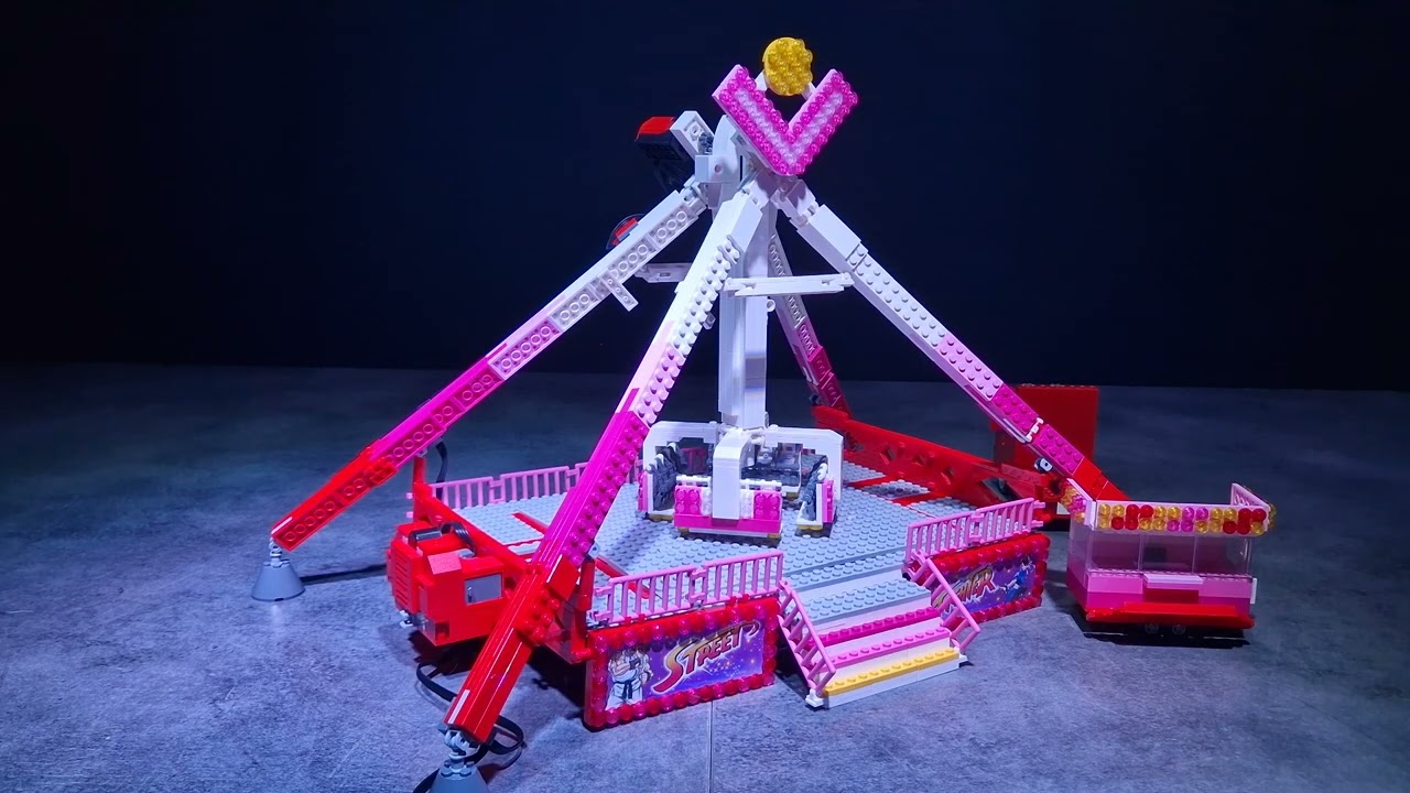 LetsGoRides Street Fighter *** Manège / Attraction Foraine en Lego ***