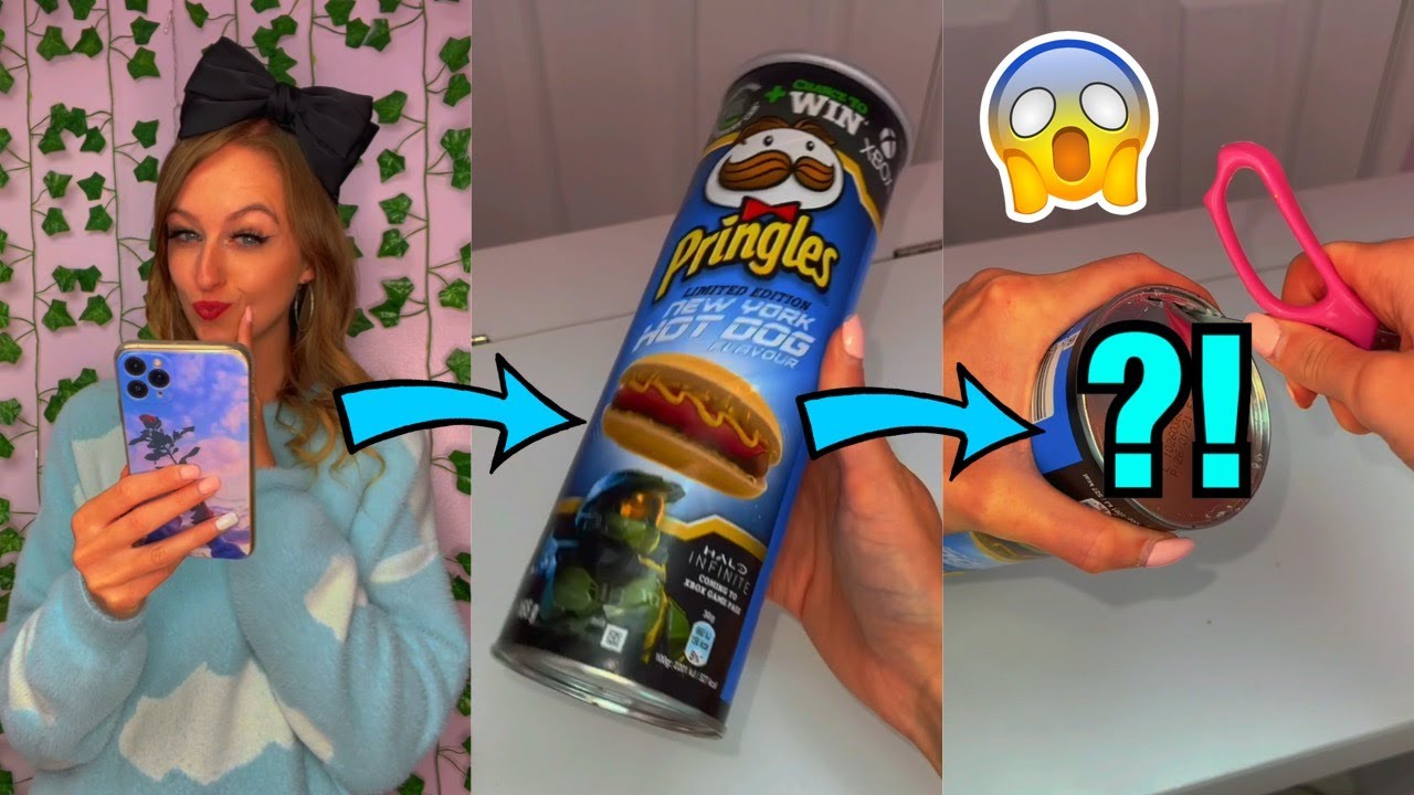 MYSTERY SURPRISE INSIDE EVERY PRINGLES TUBE?!😱*SHOOK*🤭 #Shorts