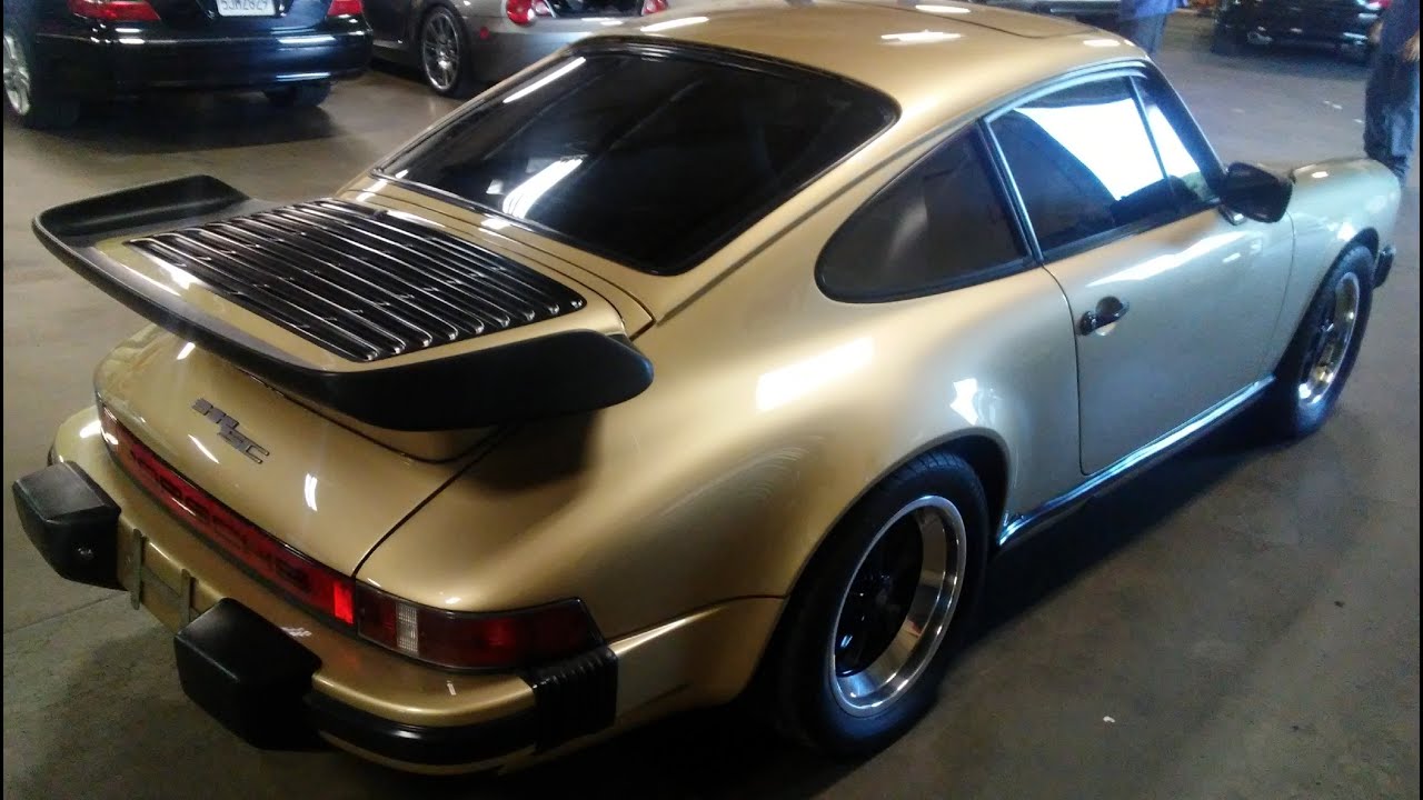 Great looking 1983 Porsche 911 original condition added front bra mask hood.