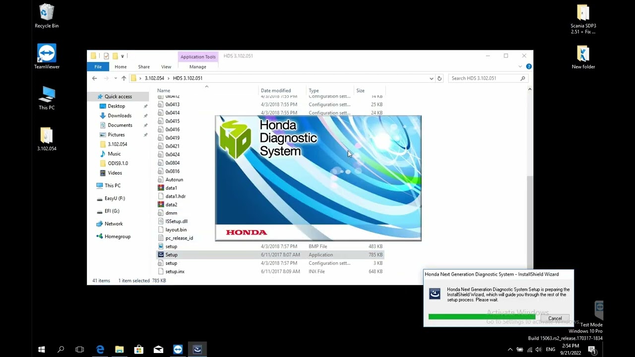 How to Install VXDIAG Honda HDS, iHDS and J2534 Rewrite on Win10