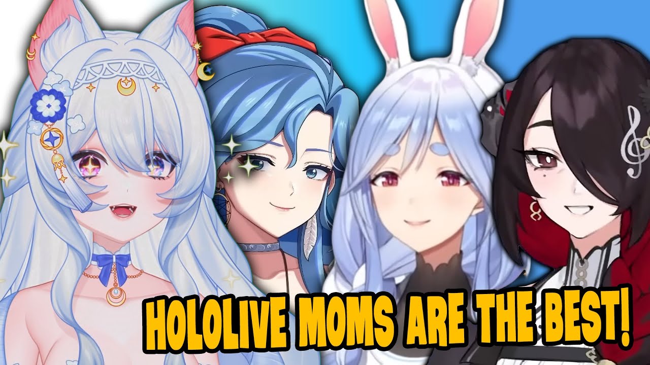 I Love Moms | Yueho Reacts to 10 Minutes of Hololive Moms Instantly Taking Over the Entire Stream