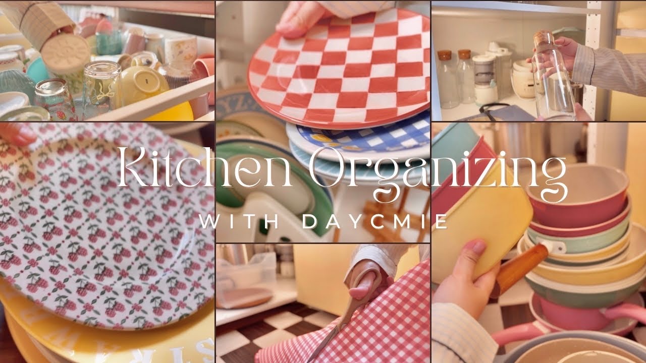 Organize My Kitchen With Me | Declutter & Asmr