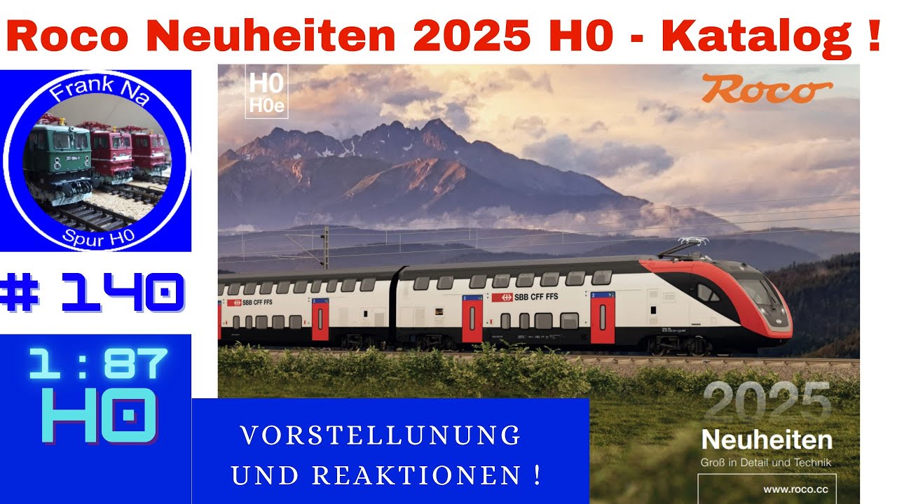 Roco Neuheiten 2025 - H0 Katalog