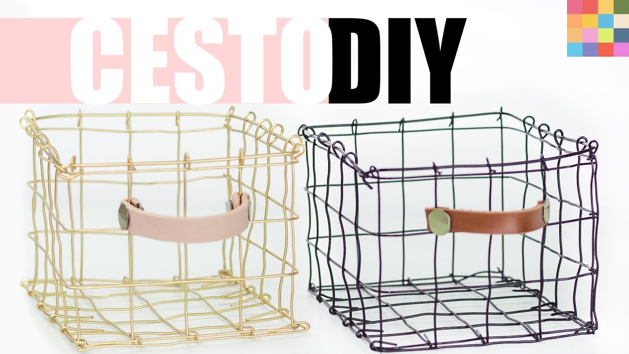 DIY - Cesto organizador baratinho | FAÇA VOCÊ MESMO