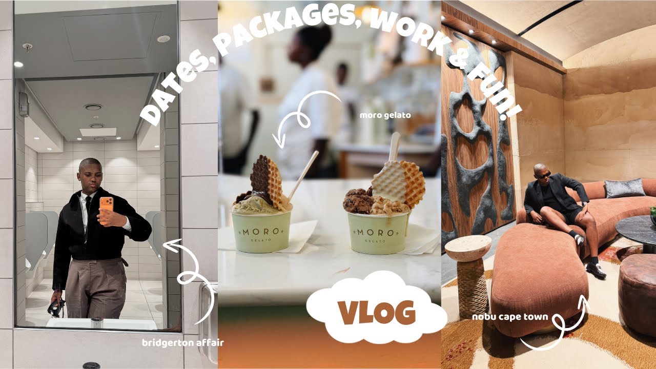 Bridgerton S4 Africa Launch | Dinner at Nobu Cape Town | Ice Cream + Bike Ride Dates | Vlog 1/25 