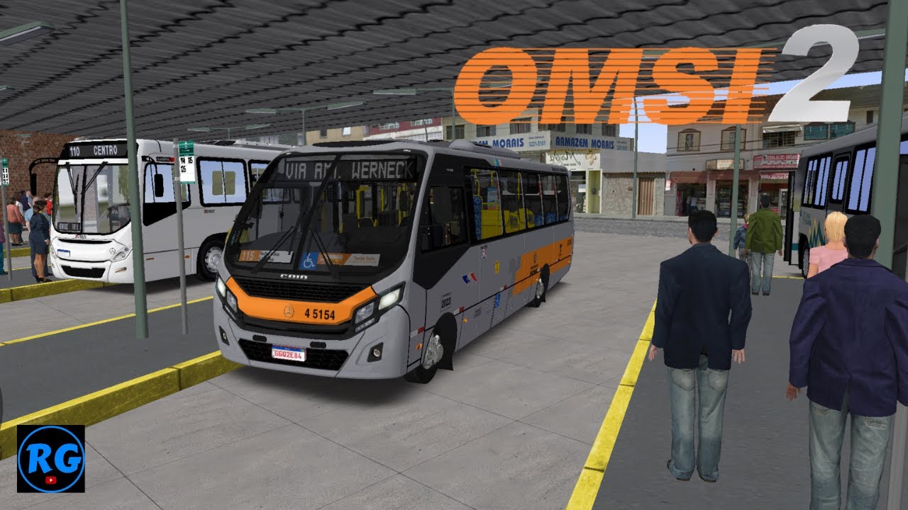 🔵 OMSI 2 • Caio Foz 2400 MBB LO-916 BlueTec 5 • Linha 115 Centro + MOZA TSW