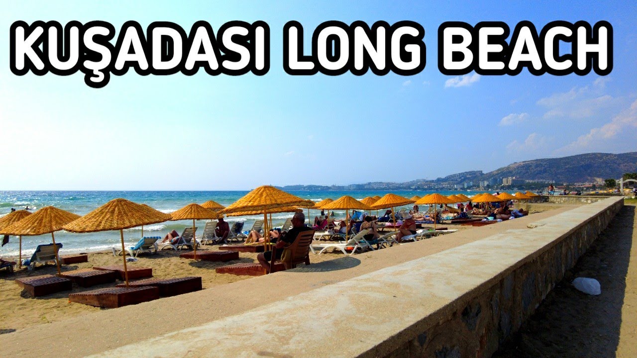 KUŞADASI LONG BEACH 🇹🇷 | Kuşadası Uzun Plajı | Walking Tour | June 21, 2025 | 4k UHD 60fps