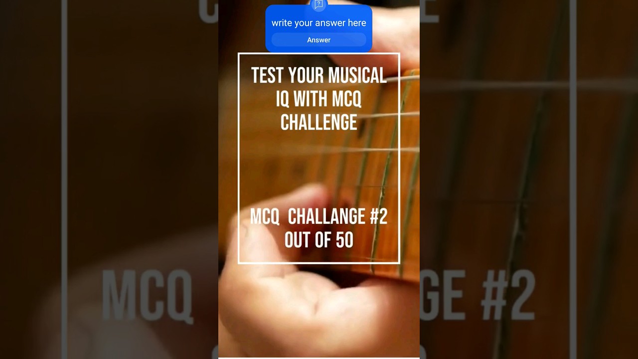 Test Your Musical IQ with MCQ Challenge 2/50  #asmonline #musicschool  #shorts