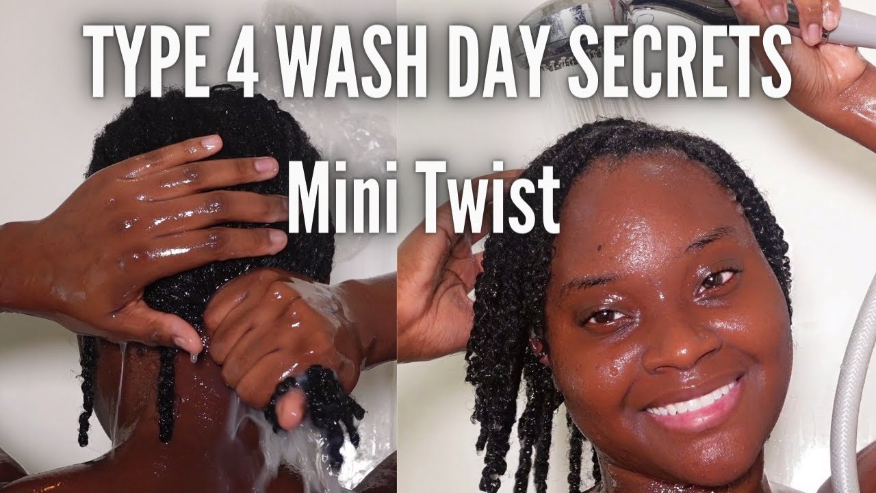 MY REALISTIC WASH DAY ROUTINE| MINI TWIST GROWTH TIPS| TYPE 4 HAIR| MISSMIYCAH