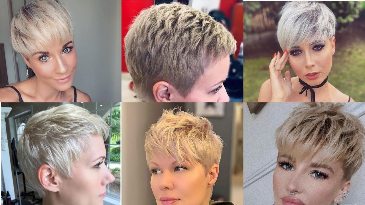 Classy Mature Natural older womens over 50 short pixie haircut/Pixie cut & hairstyles