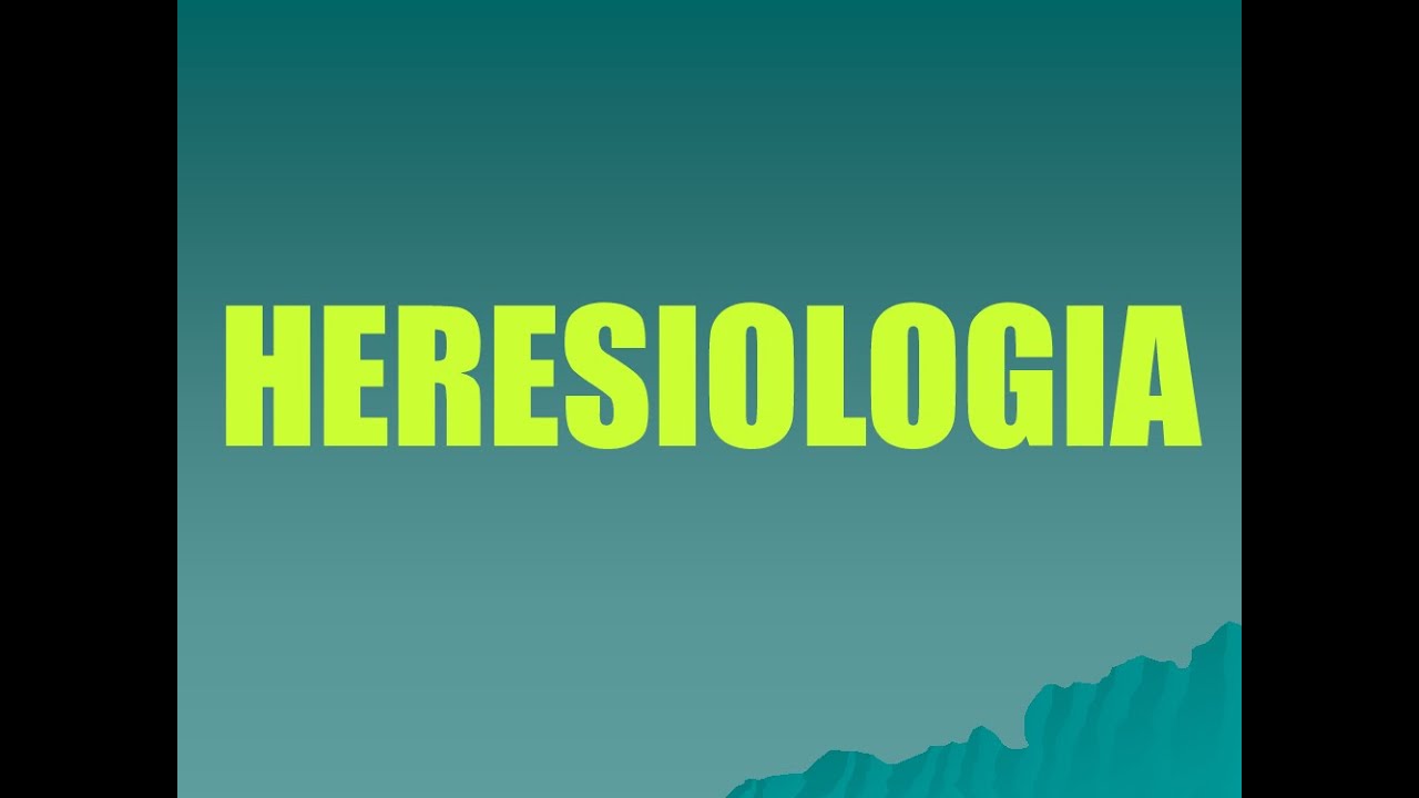 Heresiologia - Aula 7  Parte I - ETECAM