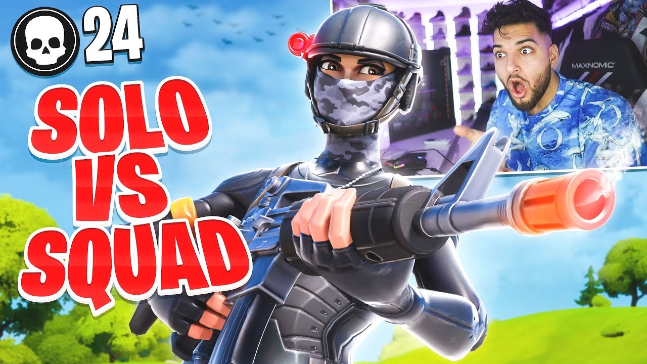 KNAX SOLO vs SQUADS 24 KILLS GAMEPLAY 😱