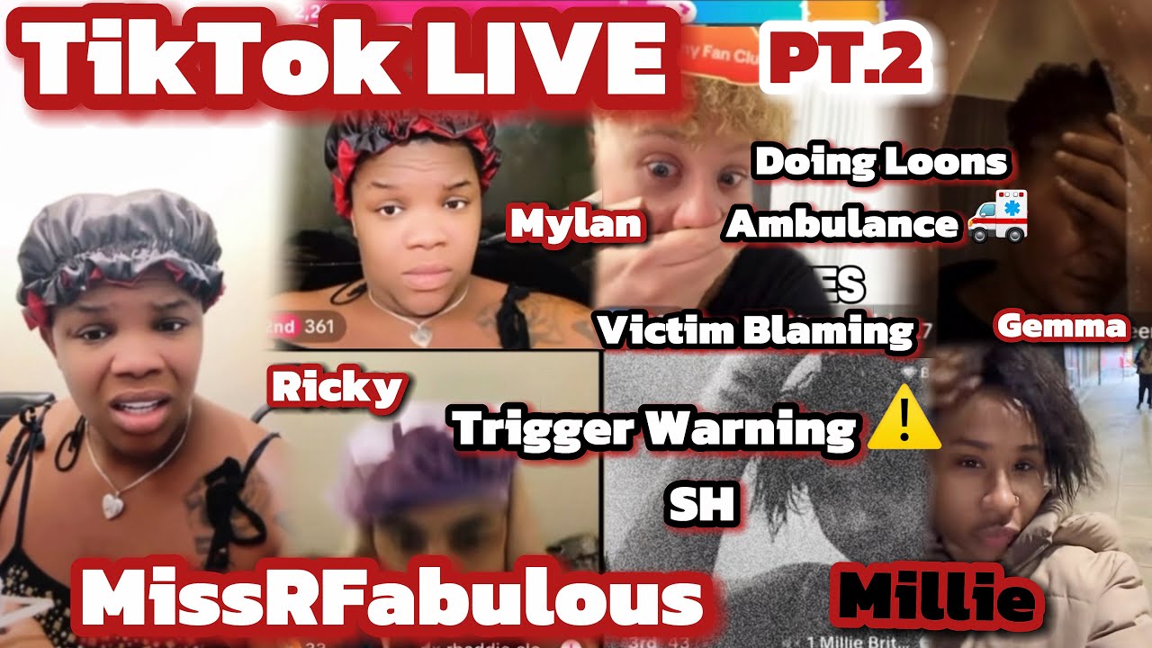 TikTok Live with MissRFab PT.2 | Millie Took It Too Far… SH Incident & Victim Blaming Addressed ⚠️