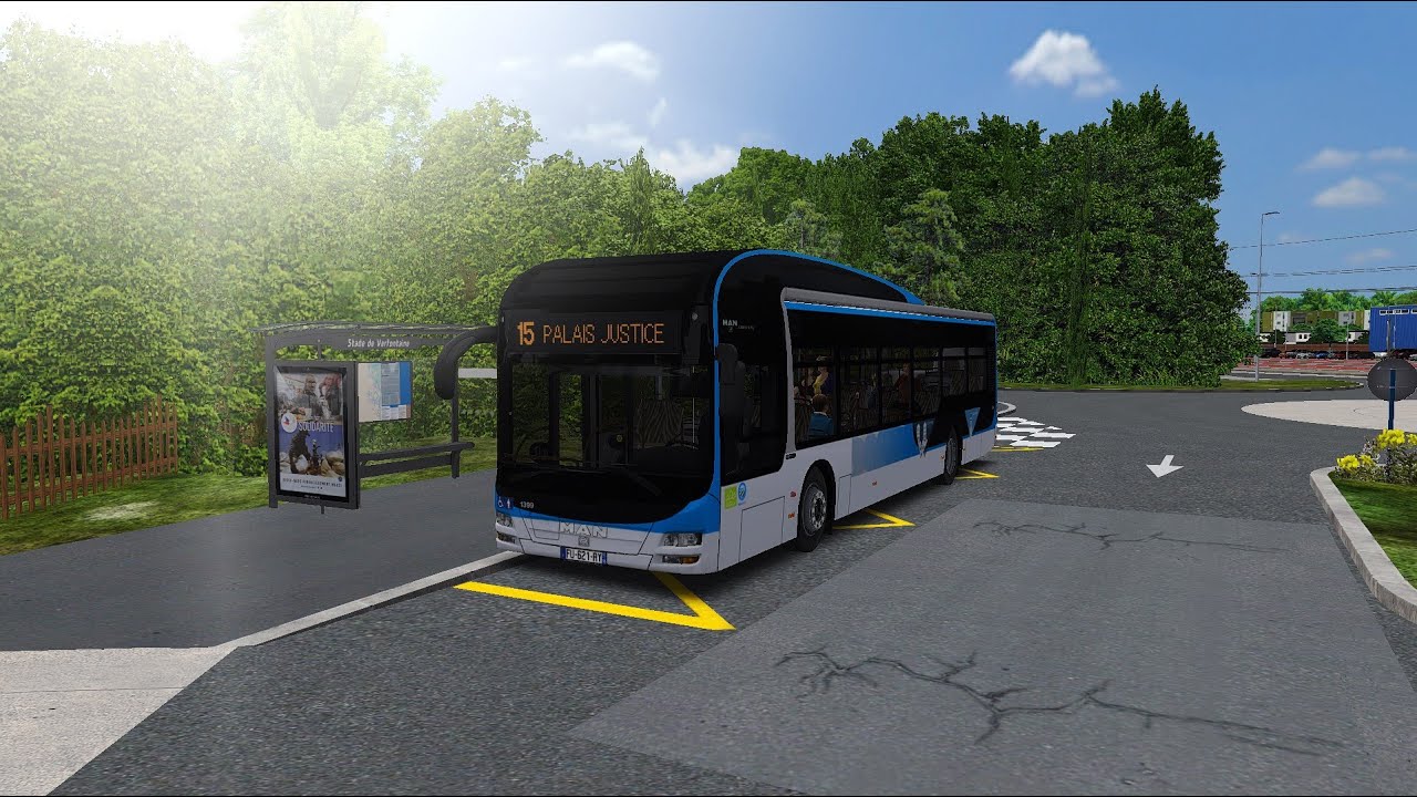 OMSI 2 | MAN Lion's City A37 (NL293) Hybrid | Saint - Servan | Ligne 15 (Retour)