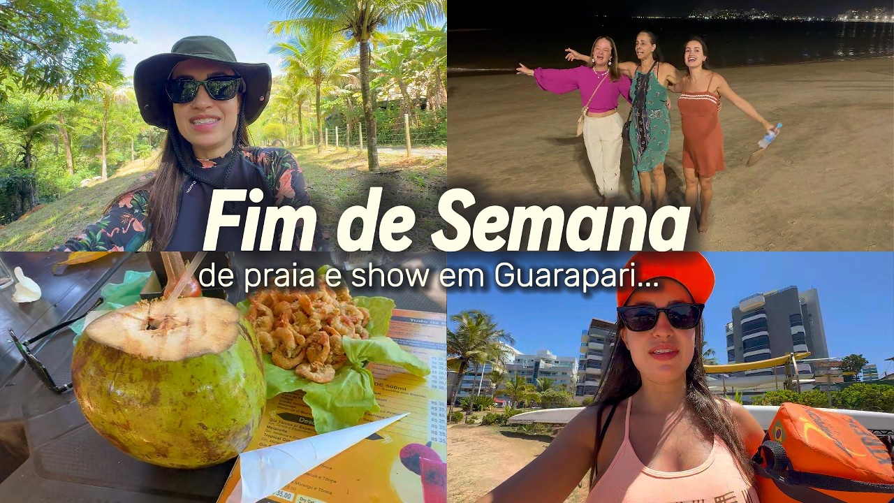 Praia de Peracanga com a família, Show na Praia do Morro, Curtindo o Final da Gestação