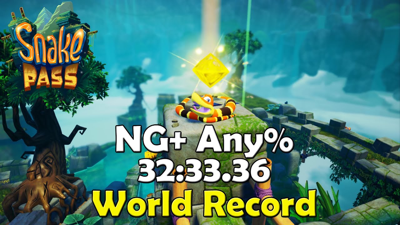 Snake Pass NG+ Any% Speedrun 32:33.36 World Record