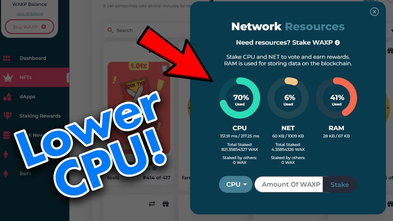 How To Lower CPU Usage For FREE on Wax
