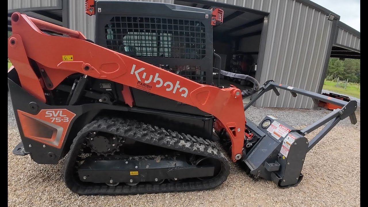Loftness Battle Axing with the Kubota SVL 75-3