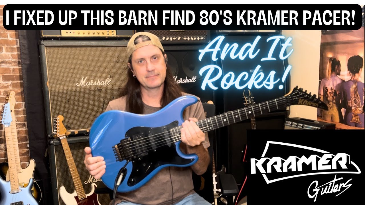 I Fixed Up This 1980's Kramer Pacer And Brought It Back From The Dead ... And It Rocks!