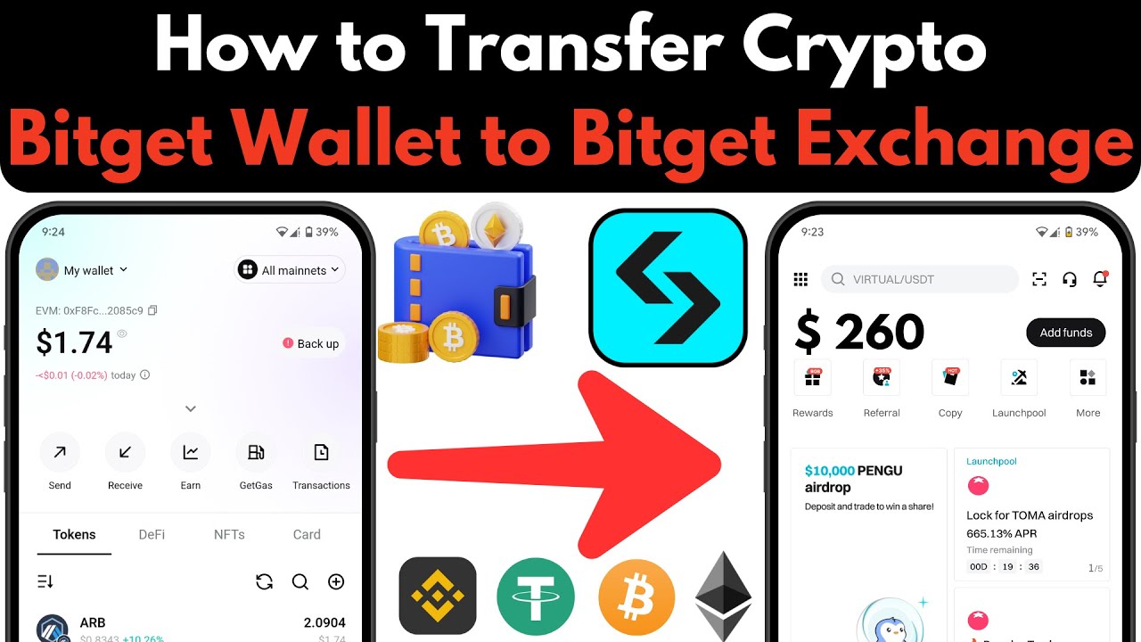 How to Transfer Crypto from Bitget Wallet to Bitget Exchange (2025)