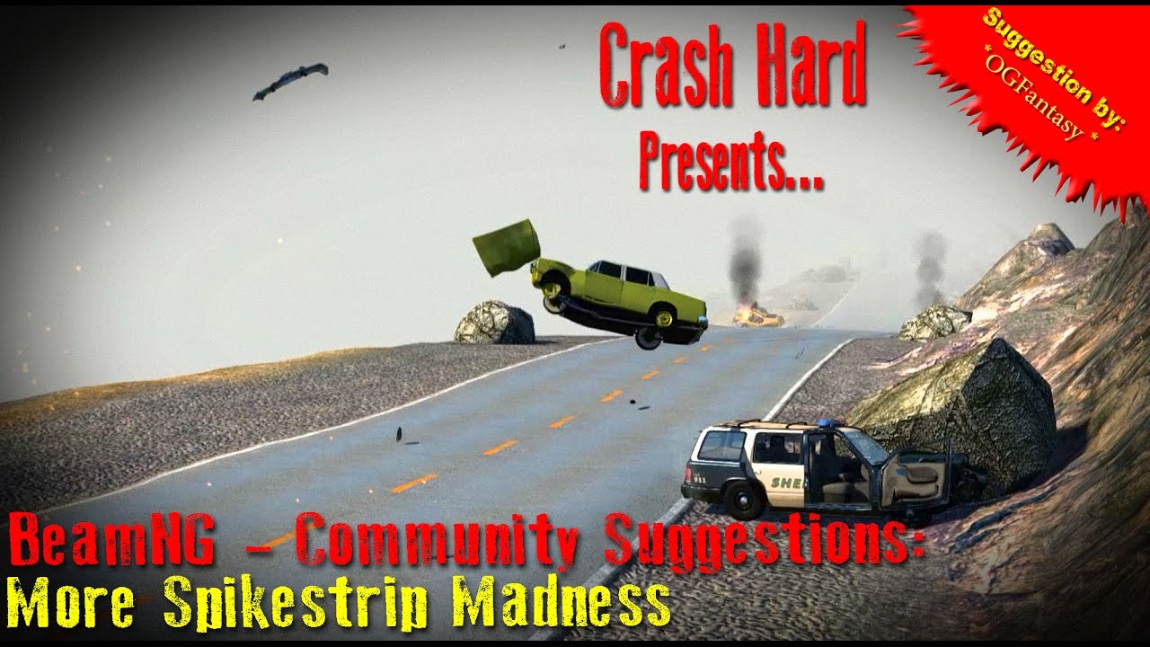 BeamNG - Community Suggestions - More Spikestrip Madness