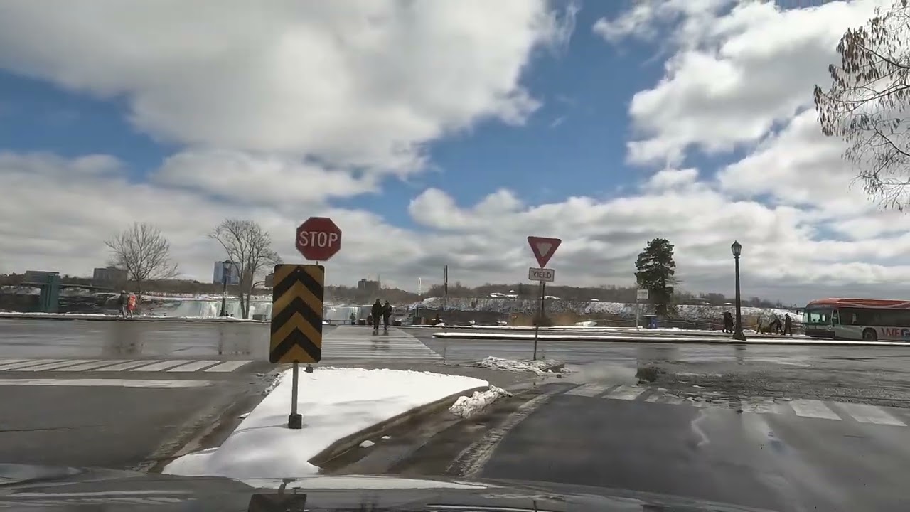 ASMR Highway Driving in Ontario To Niagara Falls 5 No Talking, No music 4K