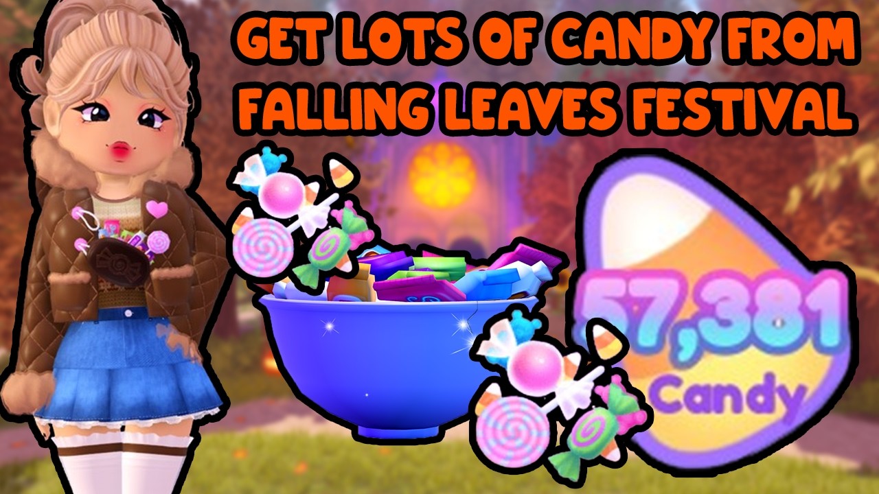 Как получить много конфет на фестивале Falling Leaves в Royale High EVENINGFALL FESTIVAL