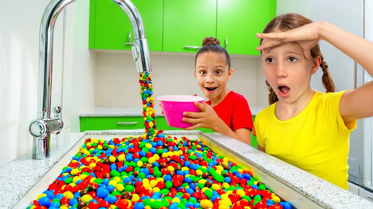 مغامرة دش الحلوى السحرية مع ناستيا وأصدقائها