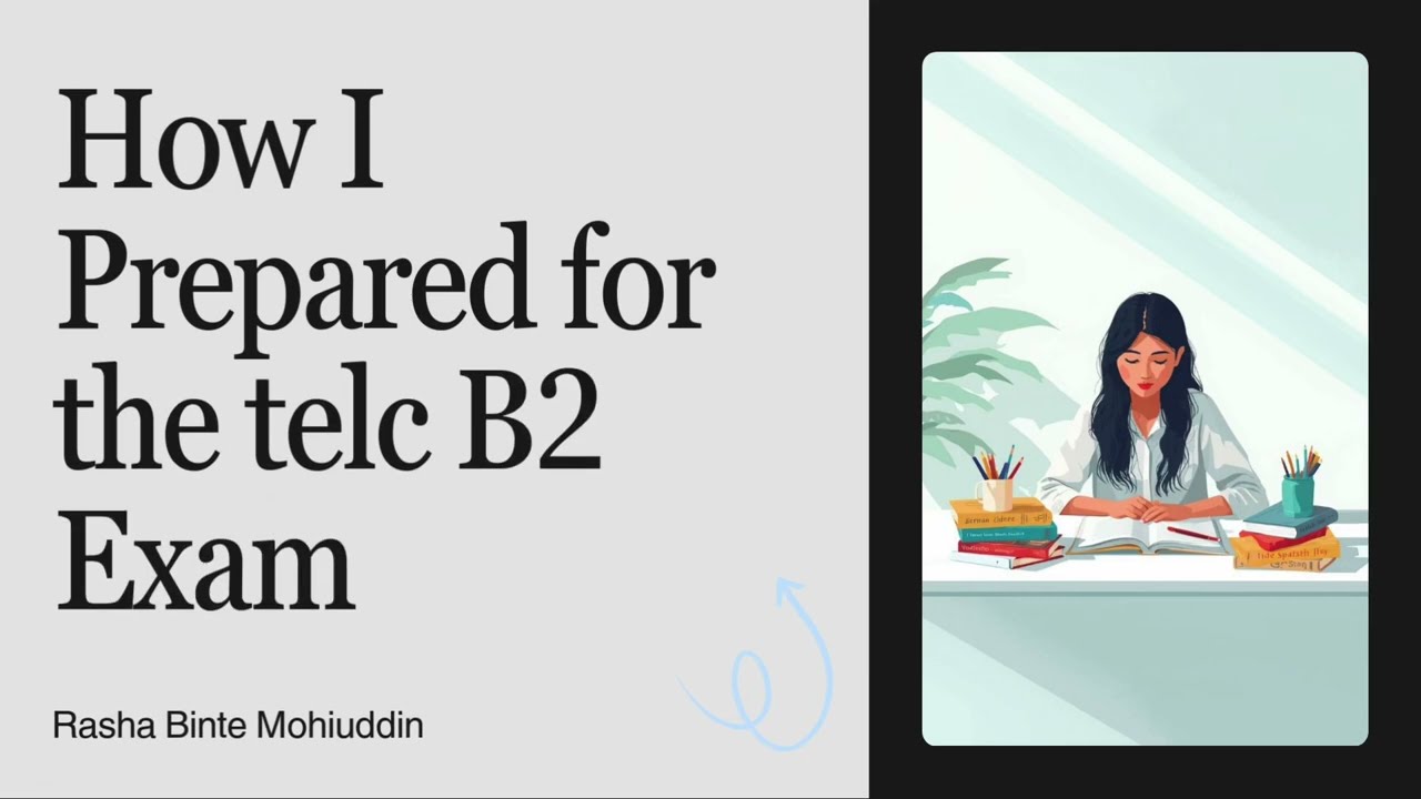 How I Prepared for the telc Berufliche Deutsch DTB B2 Exam #deutsch #b2deutsch #exam #tips #german 