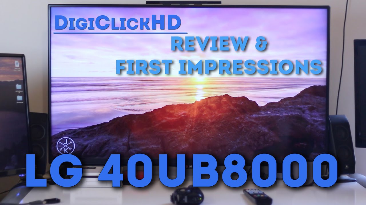 LG 40UB8000 4K TV Review & First Impressions