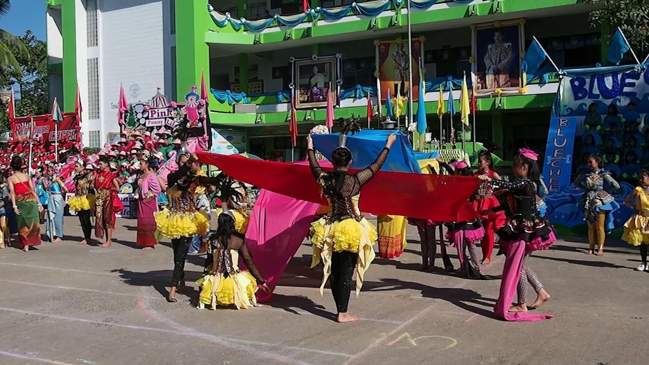 กีฬาสี โรงเรียนเทศบาลวัดเวฬุวัน 2560การแสดงหลีดรวม