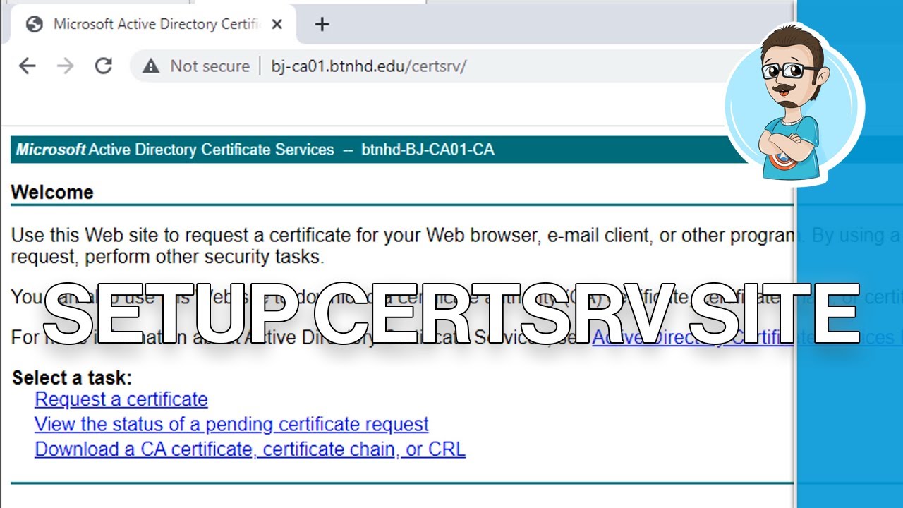 Install Certification Authority Web Enrollment Windows Server 2022!