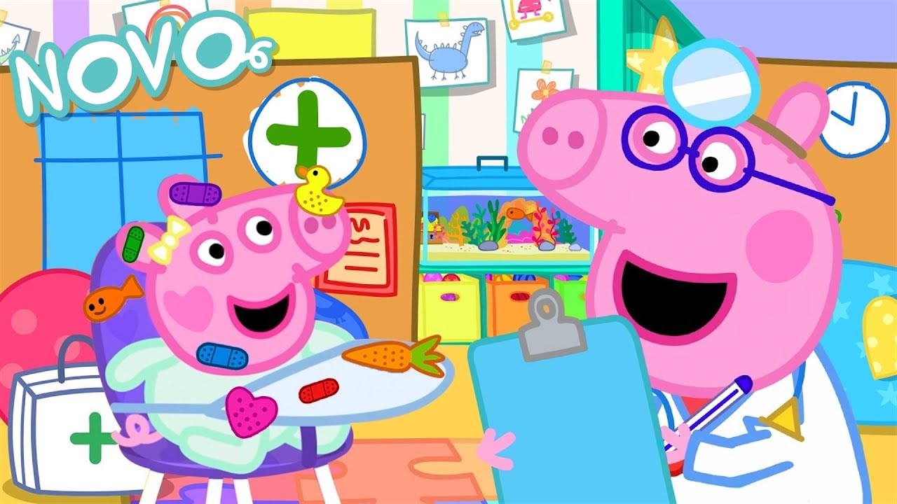 Peppa Pig Português Brasil 🩹 Hospital de Papelão 🏥 NOVO Contos da Peppa Pig