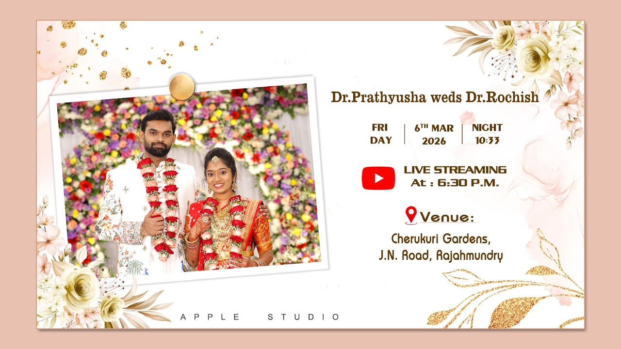PRATHYUSHA weds ROCHISH