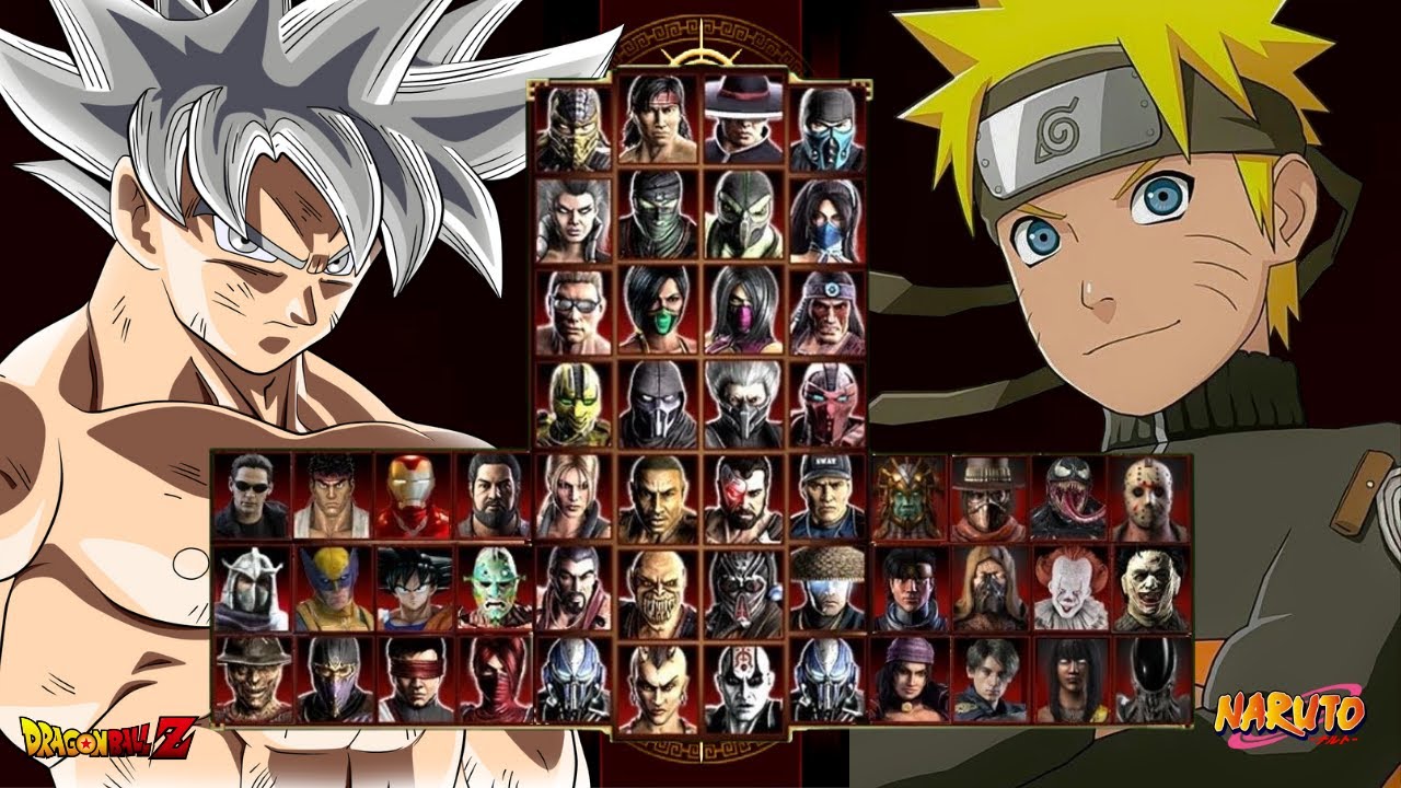 Mortal Kombat 9 - GOKU SSJ & NARUTO SHIPPUDEN MOD - Expert Tag Ladder - Gameplay @(1080p) 60ᶠᵖˢ ✔